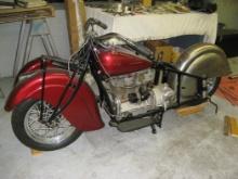 1941 Indian DeLuxe Fare Motorcyle -- NO RESERVE