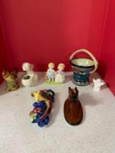Wall pockets and other ceramic collectibles