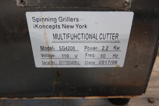 SPINNING GRILLERS MULTI FUNCTIONAL CUTTER MOD: SG4206 110V