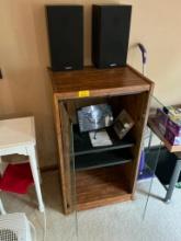 Stereo and Cabinet