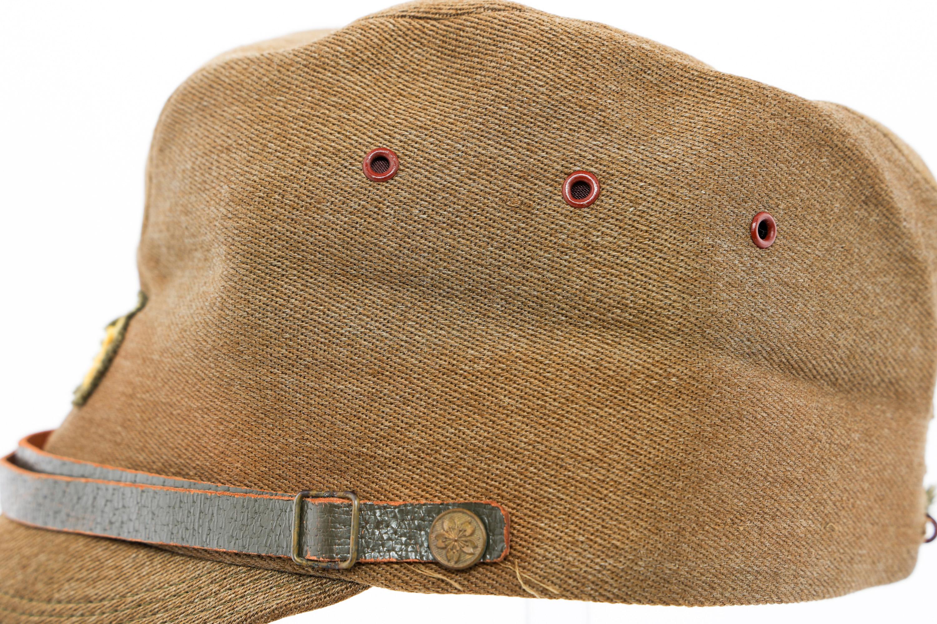 WWII IMPERIAL JAPANESE ARMY OFFICER'S FIELD CAP