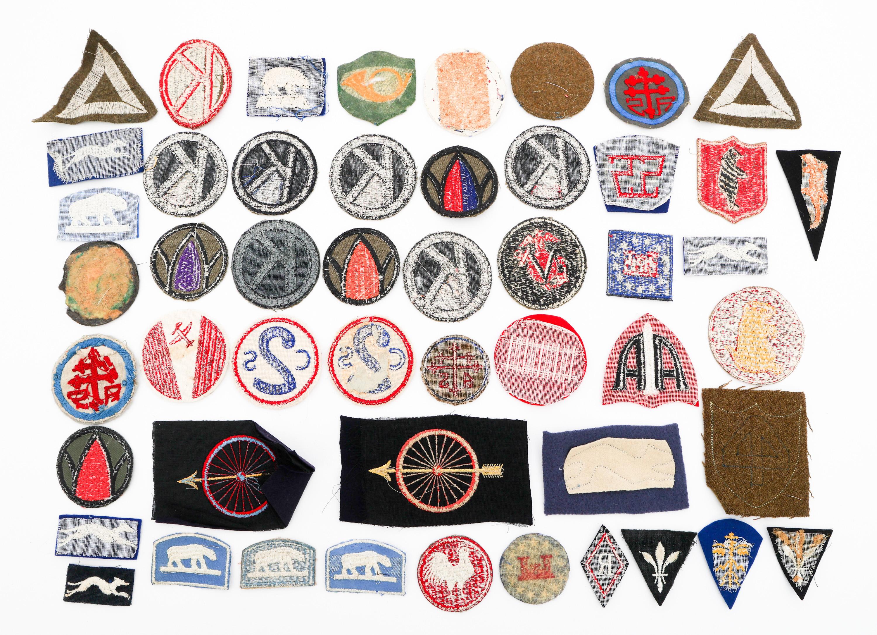 WWI - 1920's US ARMY DIVISION & UNIT PATCHES