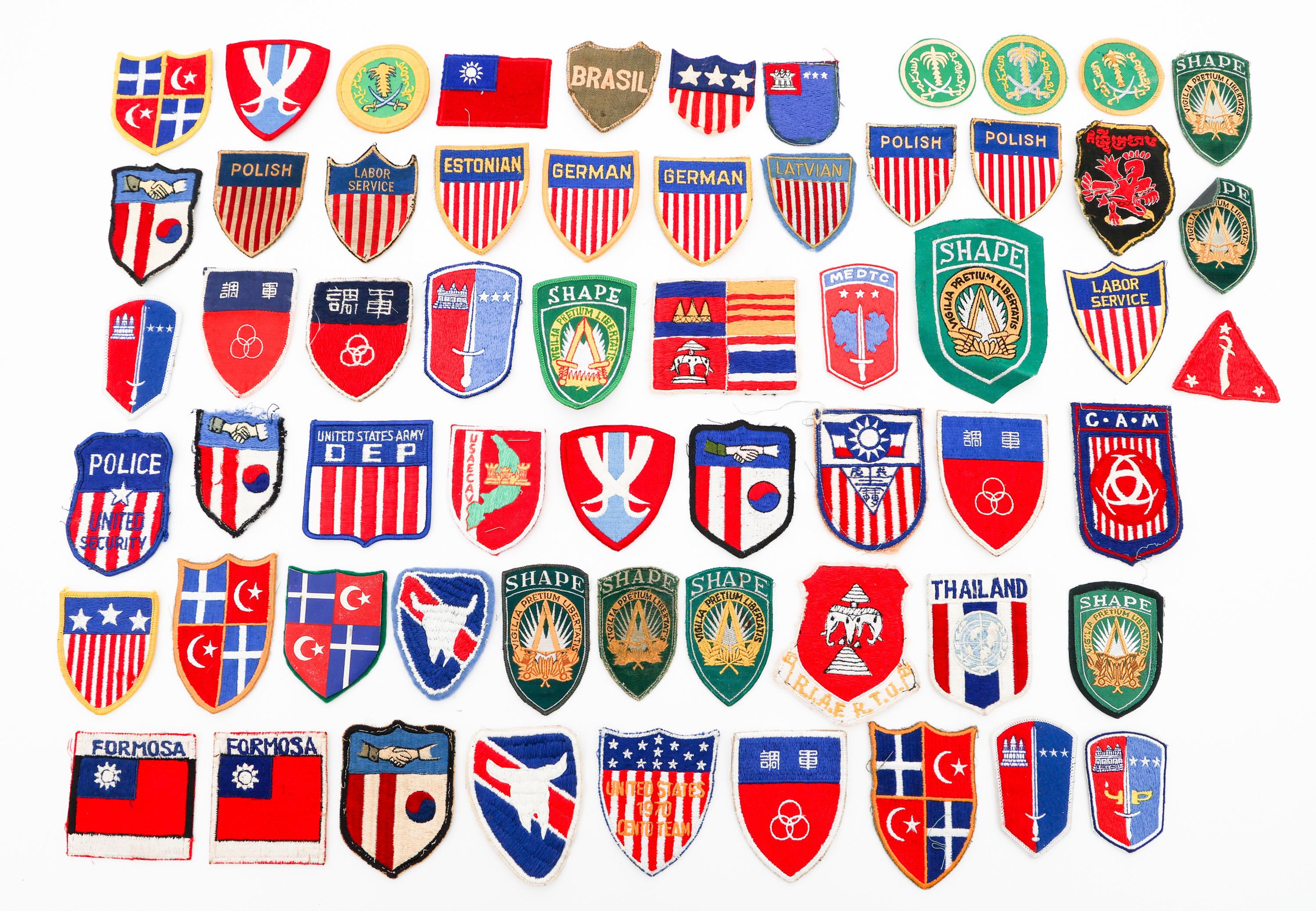 COLD WAR US ARMY OVERSEAS COMMAND & UNIT PATCHES