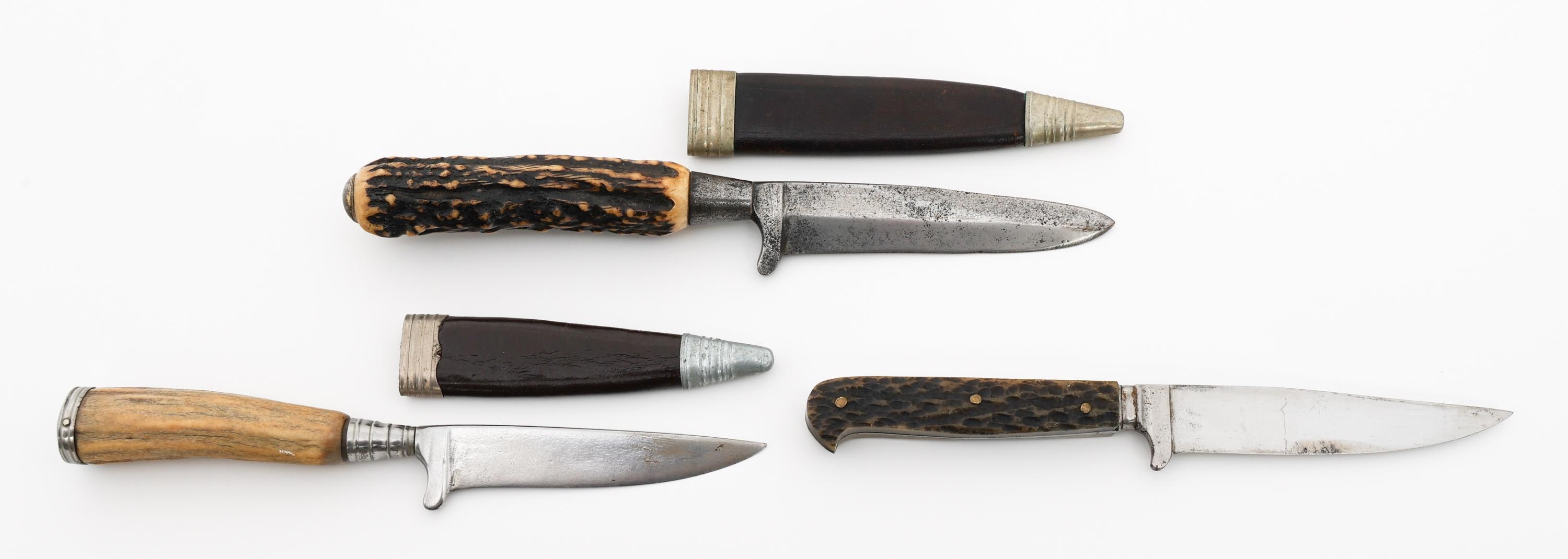 GERMAN STAG HORN PICNIC KNIVES