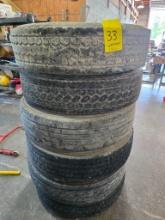 (6) Assorted Tractor Tires on Steel/Aluminum Rims