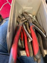 Lot of Assorted Size Pliers