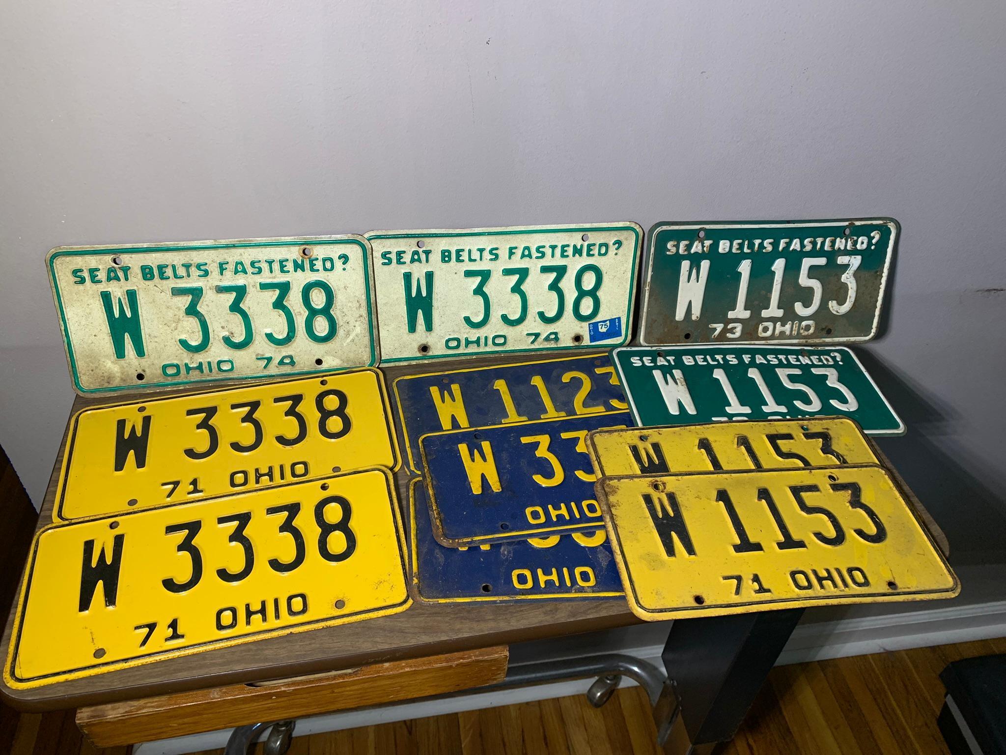 Vintage License Plates, Equine Photos, & Farm Related Ephemera