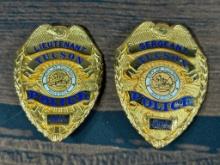Two Tucson Arizona Obsolete Police Badges
