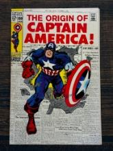 Marvel Comic Book Origin of Captain America #109