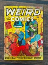 Weird Comics No. 3 10 cents Voodoo Man, Typhoon, Thor Fox Feature Syndicate