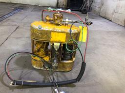 Hoist, air operated ... ton cable winch. New valves, rebuilt control. Working condition.