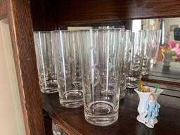Glass Bowls, Decorative Plates, Glasses, Cups and Saucers