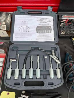 Roto Zip - timing gun - tap and die set - tools - grease gun kit