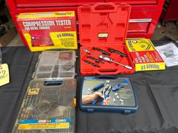 tool sets - compression testers - blind hole bearing puller - network tool kit