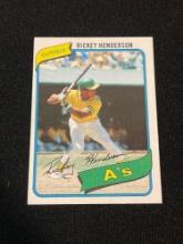 1980 Topps Ricky Henderson RC rookie card