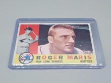 1960 Topps Baseball Roger Maris Yankee Card #377