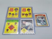 1963 Fleer Sandy Koufax, 1972 Roberto Clemente In Action, & 1960s Leaders Cards
