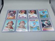 8 Mike Schmidt Cards 1976-1984