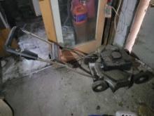 Craftsman push mower, doors, casters and lumber