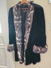 Vintage Richland Furs fancy fur coat