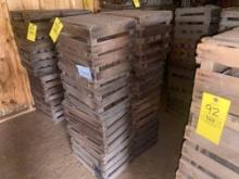 Assorted Wood Apple Crates