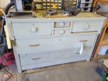 Dresser with Contents, Hardware, Saw Blades
