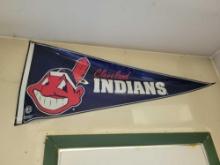 Indians Banner, Brows banner, Wall decor, Hardwood inc Alliance trim piece