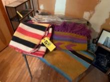 wool blanket, saddle pads