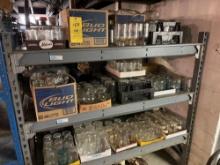 Scotch Rack Shelving Unit & Contents - Mason Jars, Canning Items, Stove Piping, & more