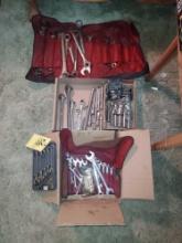 Assortment of Wrenches, Ratchets, & Sockets - Mostly Craftsman