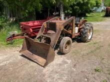 Allis Chalmers D15 gas tractor Series II with factory AC loader