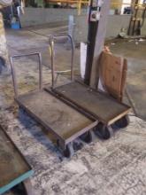 (2) Metal Carts