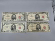 1963 $5 Red Seal Notes, 1 is a Star Note