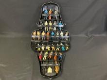 34 Star Wars Figures from 1970s and 1980s - Darth Vader figure case