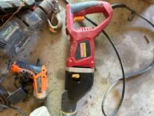 Assortment of Electric Hand Tools, Charger, & Come-A-Long