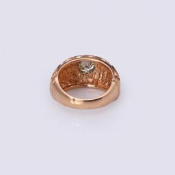 14K Rose Gold & Moissanite Ring
