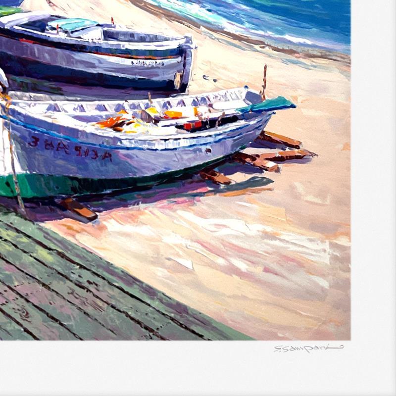 Boats of Calella by Park, S. Sam