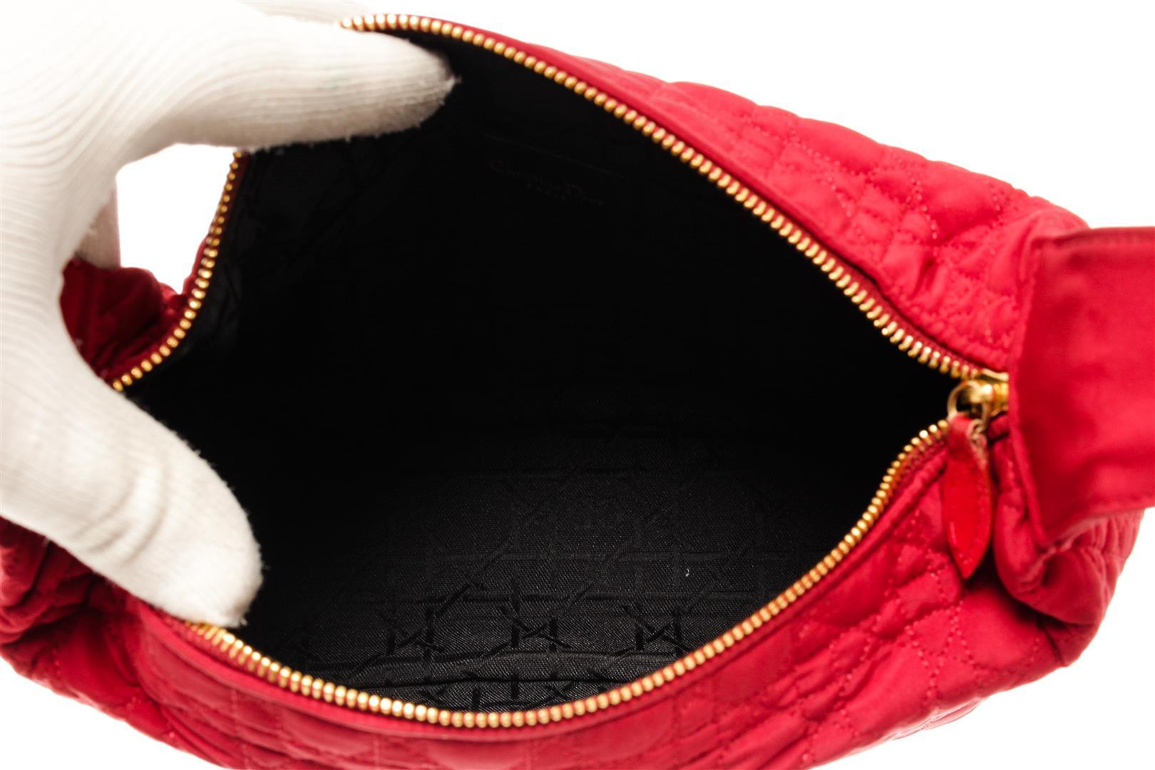 Christian Dior Red Trotteur Small Pouch