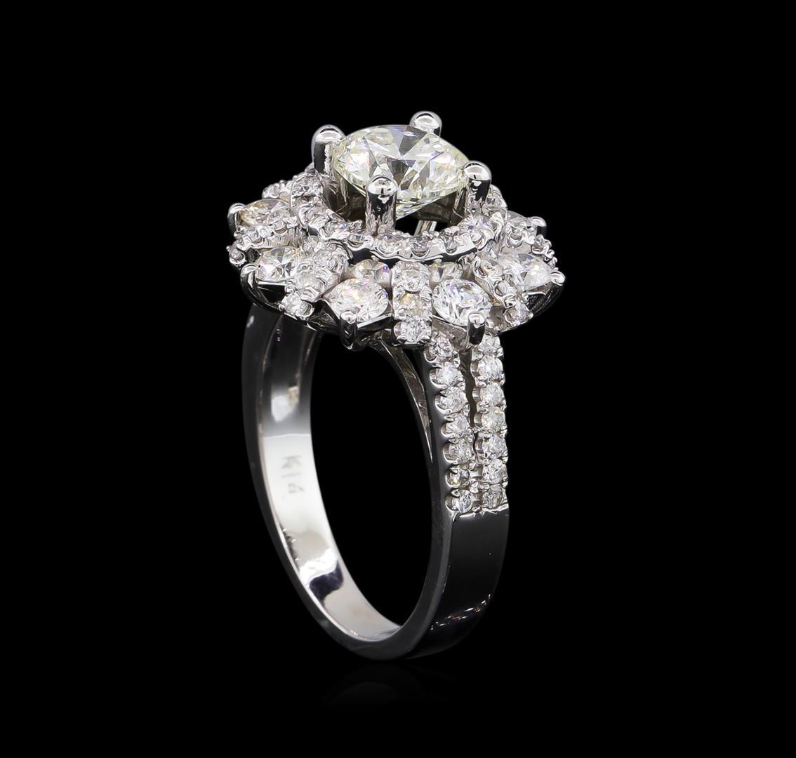 2.40 ctw Diamond Ring - 14KT White Gold