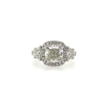 4.28 ctw Diamond Ring - 14T White Gold