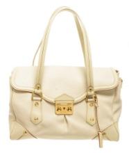 Louis Vuitton White Leather Le Absolu Handbag