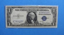 1935 D Silver Certificate One Dollar Bill $1