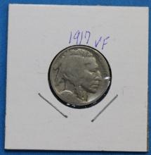 1917 Indian Head Buffalo Nickel