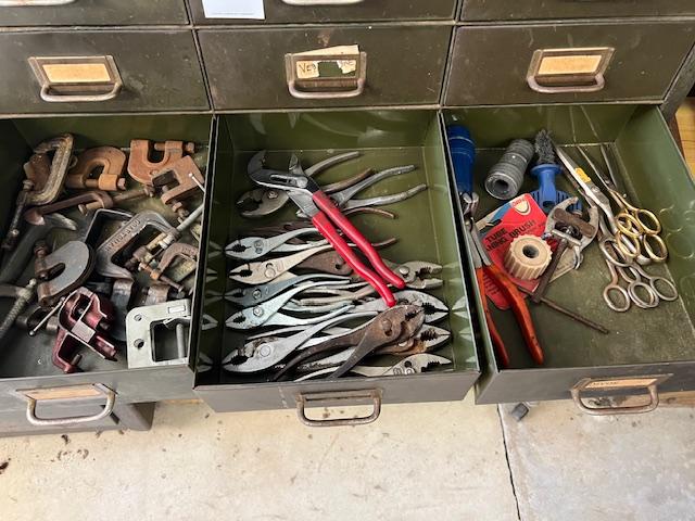 Cabinet with misc tools