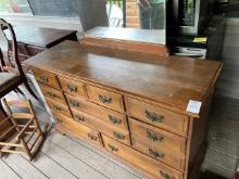 chest of drawers with mirror wood