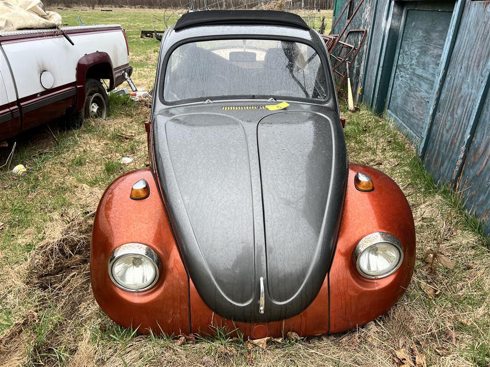 NOT STARTED - 1974 CUSTOM VW BEETLE, '58 RAGTOP SUNROOF, MID 60'S FENDERS, 1641CC DUAL PORT ENGINE