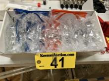 23-ASSORTED SAFETY GLASSES