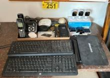 (BLINK CAMERAS NOT INCLUDED) MISC. ELECTRONIC LOT:CELL PHONE CHARGERS & CASES
