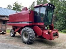 1990 CASE INTERNATIONAL 1620 COMBINE, 5.9-CYLINDER CUMMINS DIESEL, 1,158 HOURS, S/N: JJC0032672