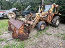 INTERNATIONAL 2500 B SERIES ENCLOSED DIESEL TRACTOR LOADER, 5,392 HOURS, S/N: 2340113J204552